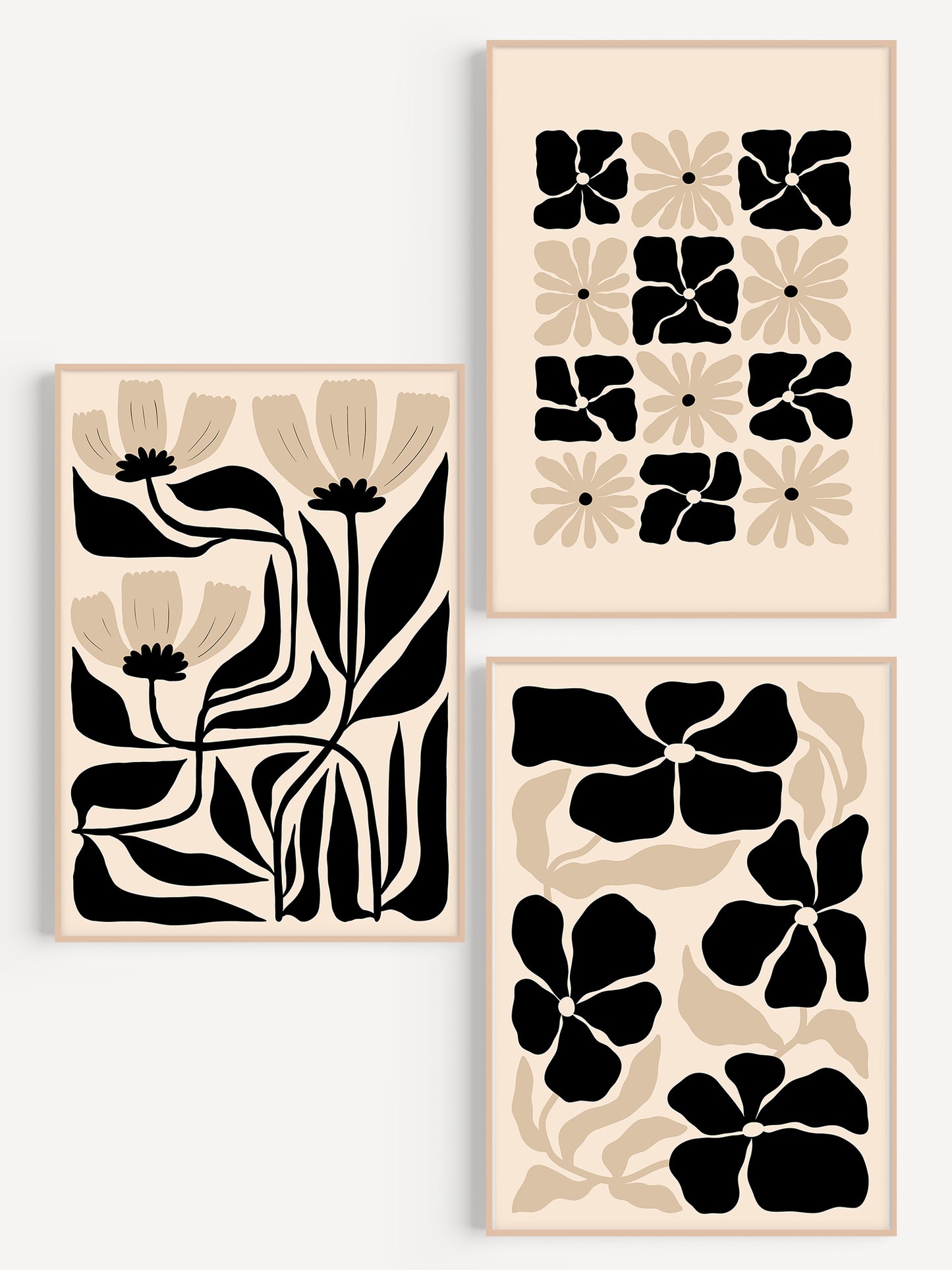 Set Of 3 Boho Botanical Prints | Digital Download
