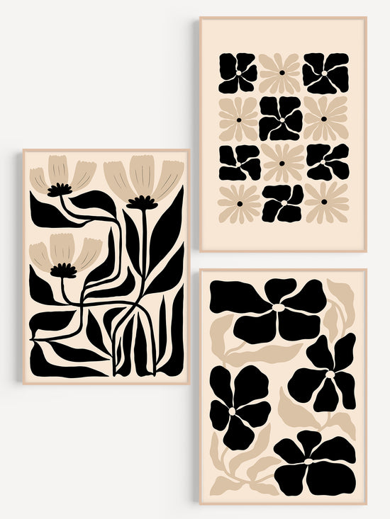 Set Of 3 Boho Botanical Prints | Digital Download