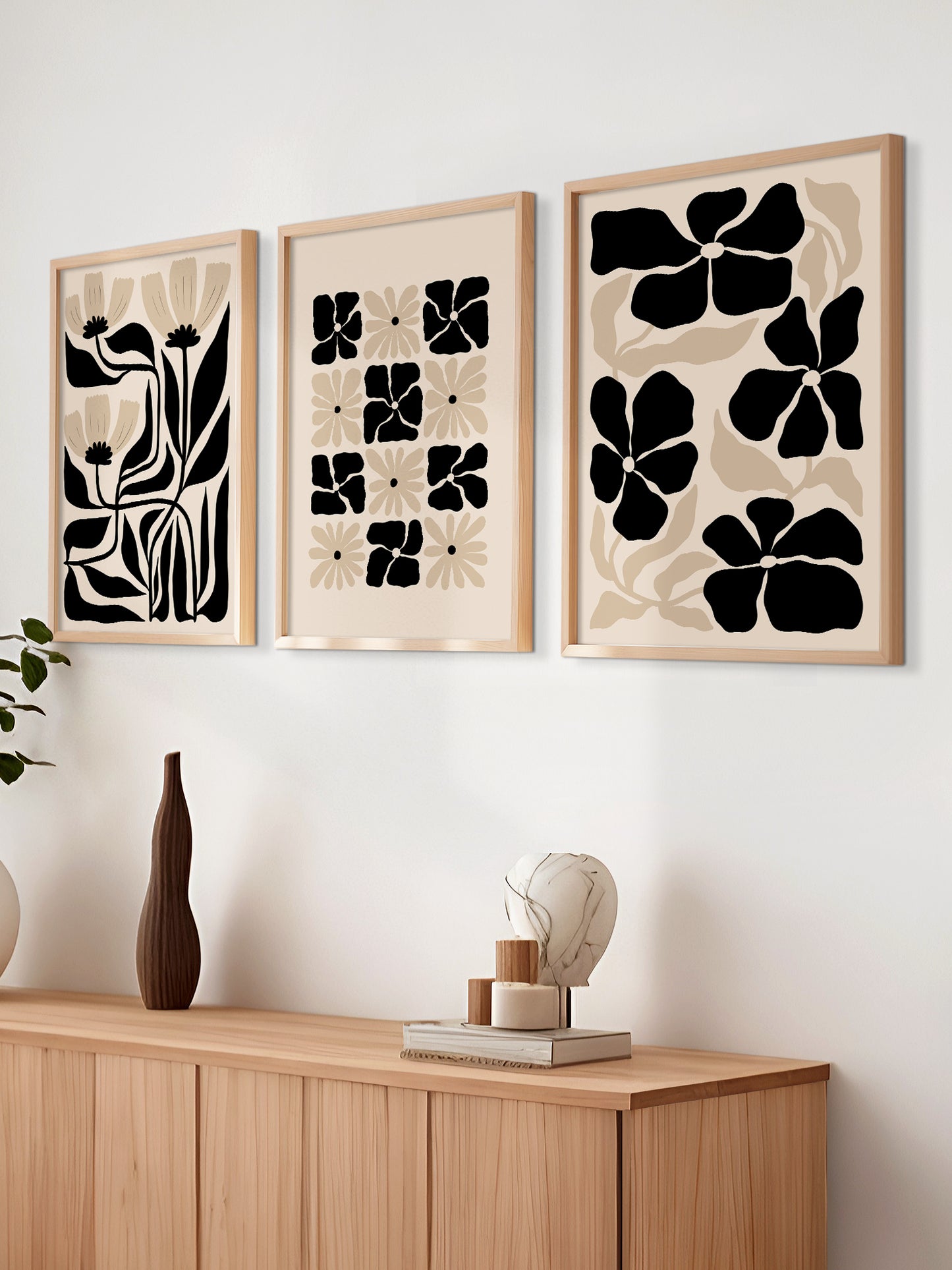 Set Of 3 Boho Botanical Prints | Digital Download
