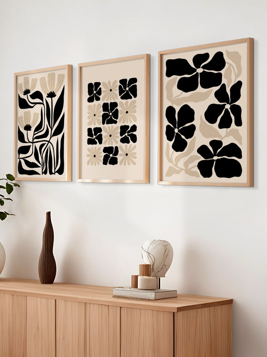 Set Of 3 Boho Botanical Prints | Digital Download