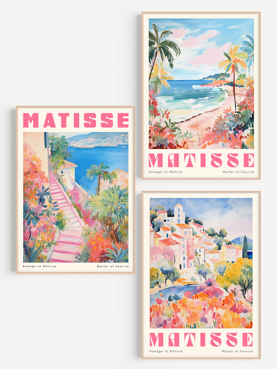 Set Of 3 Matisse Beach Prints | Digital Download