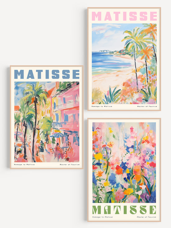 Set Of 3 Matisse Landscape Prints | Digital Download