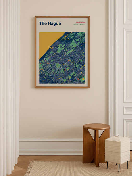 The Hague Map Print