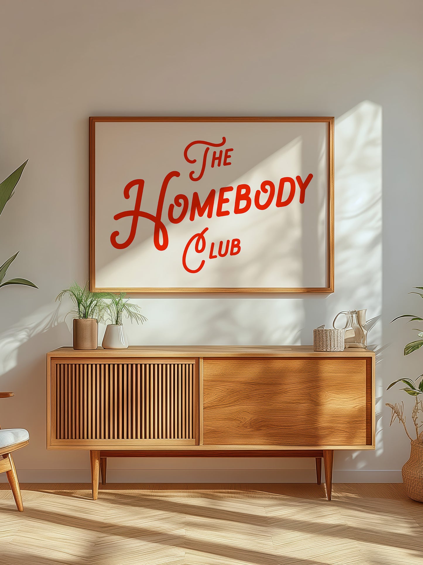 The Homebody Club Red Print | Digital Download