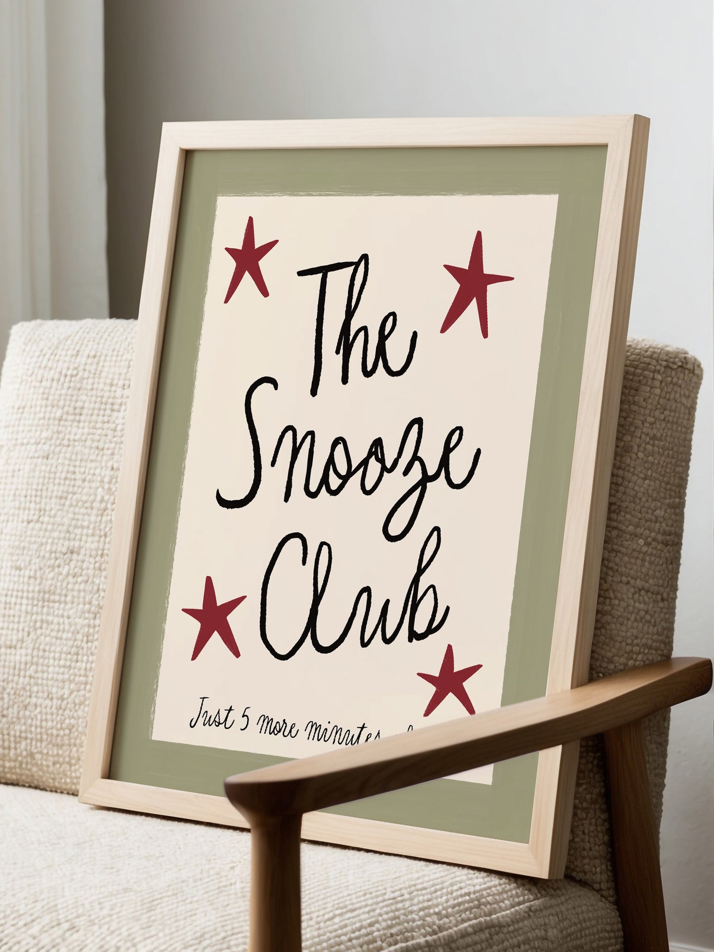 The Snooze Club Bedroom Print
