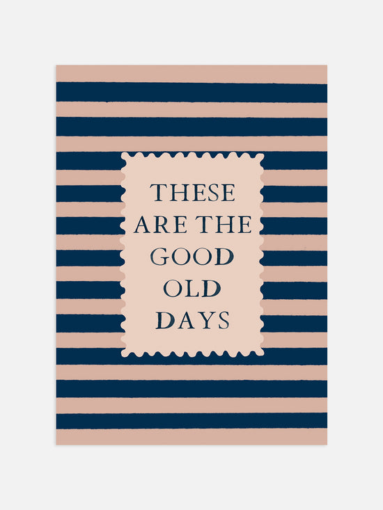 Retro Nostalgic Quote Print