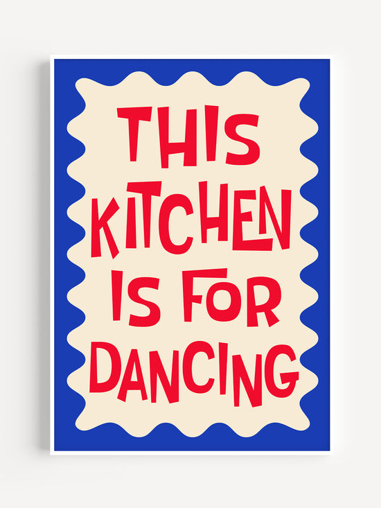 Retro Kitchen Disco Poster
