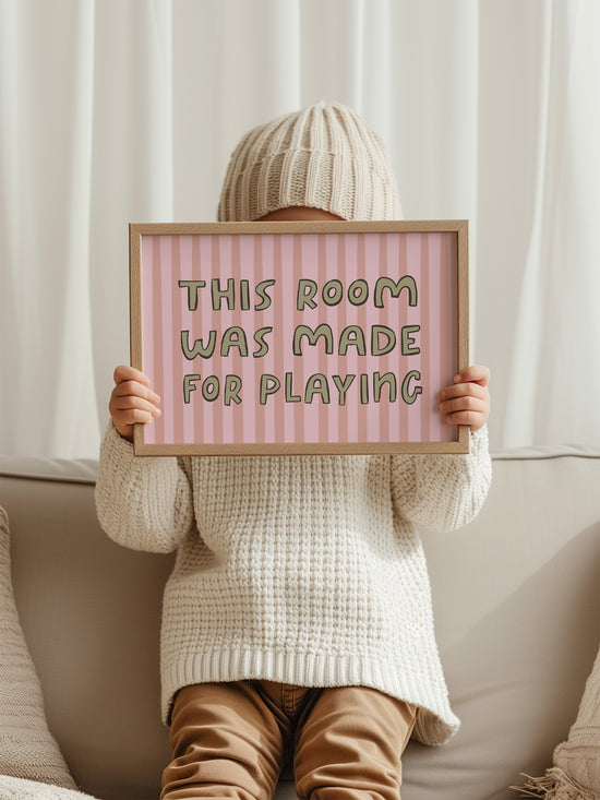 This Room Was Made For Playing | Pink