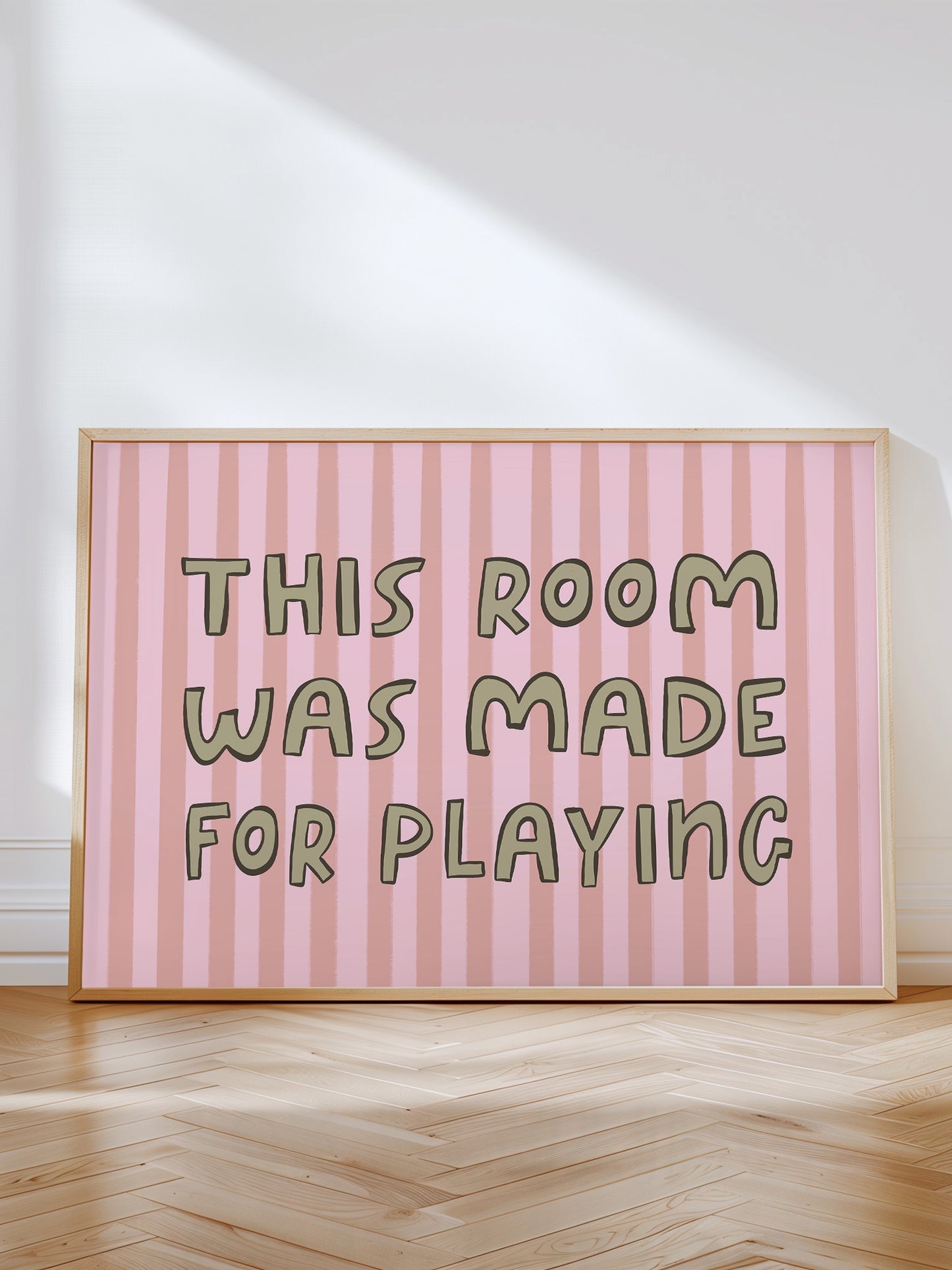This Room Was Made For Playing, Pink | Download