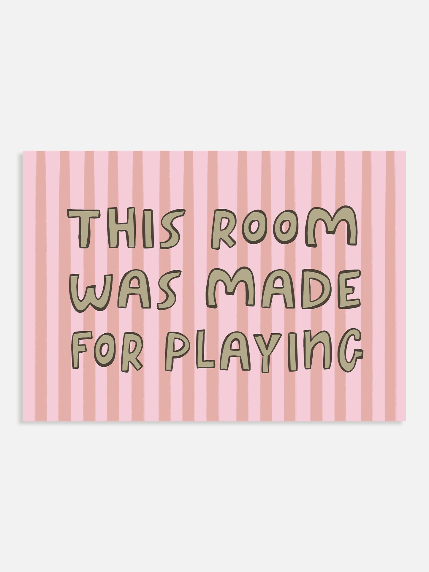This Room Was Made For Playing | Pink