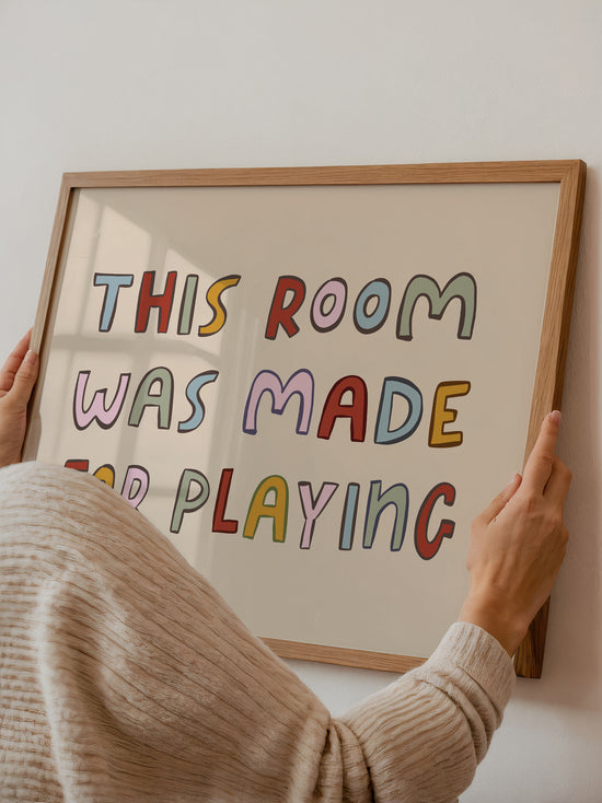 Playroom Art Print, Multicolour | Download