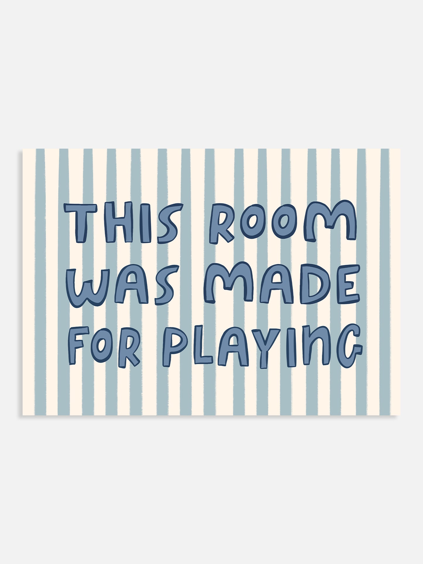 This Room Was Made For Playing | Blue
