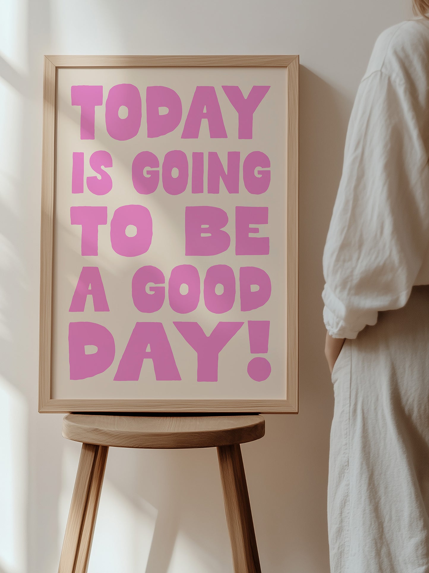 Positivity Quote Typography Print