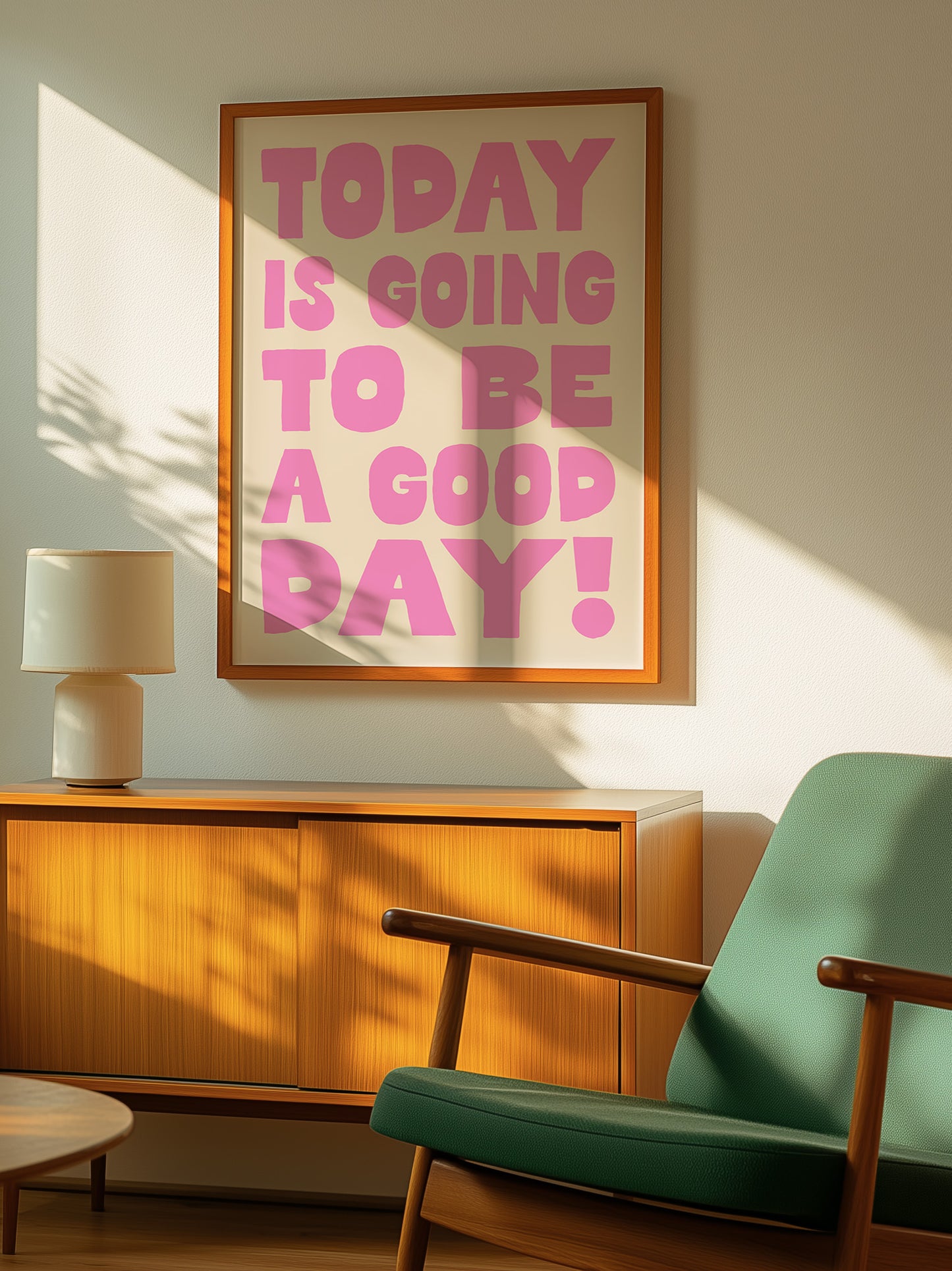 Positivity Quote Typography Print