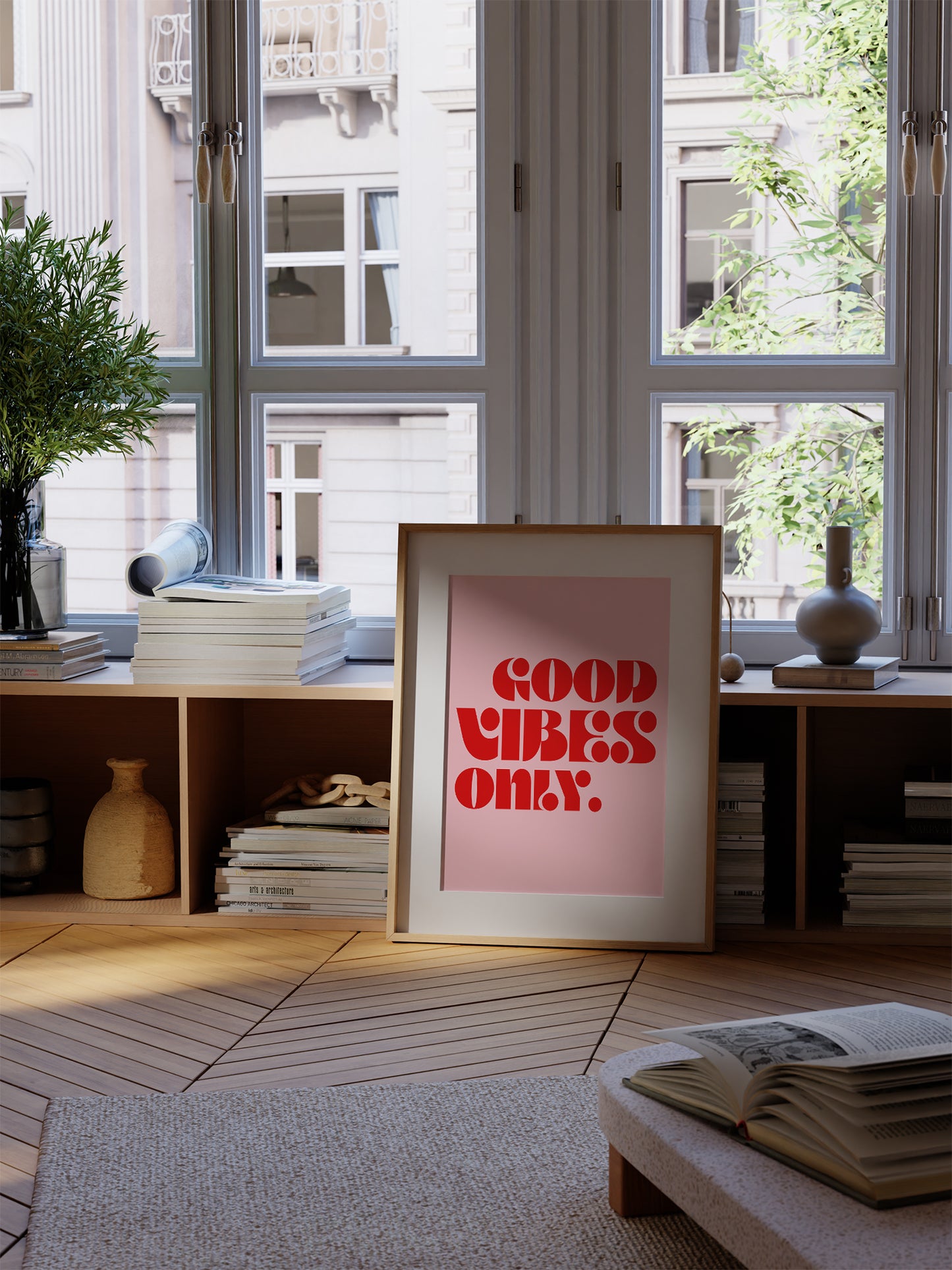 Pink Good Vibes Only Poster