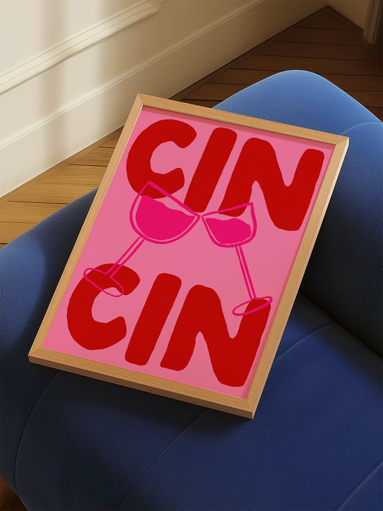 Pink Cin Cin Print