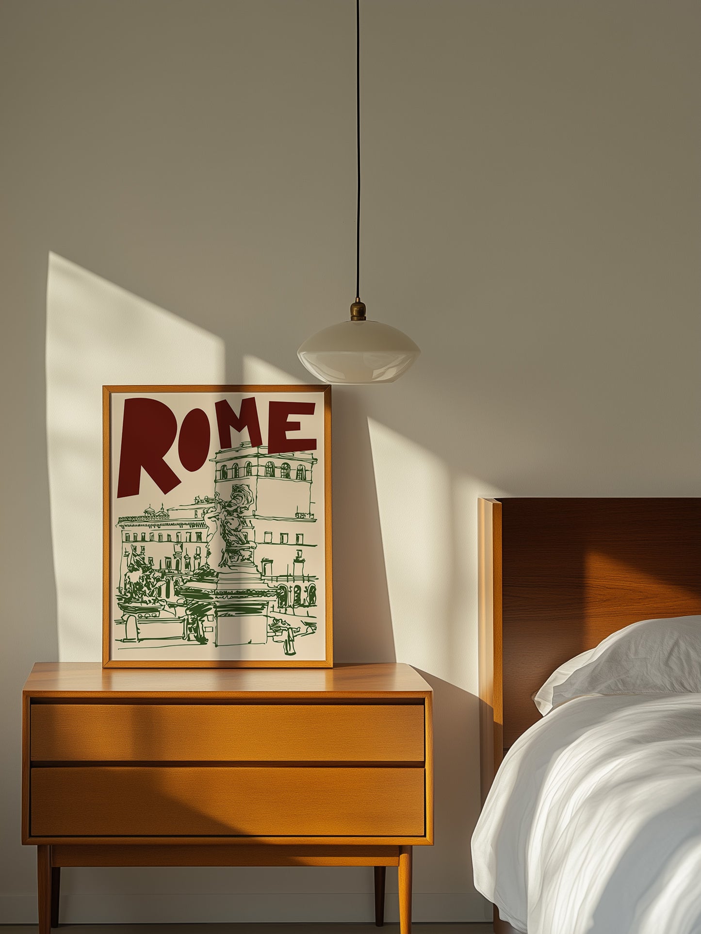 Retro Rome Travel Print