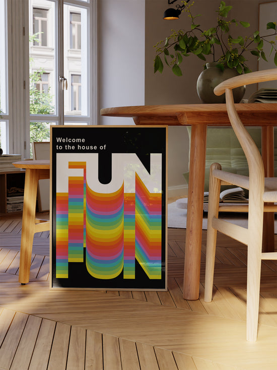Welcome To The House Of Fun Poster