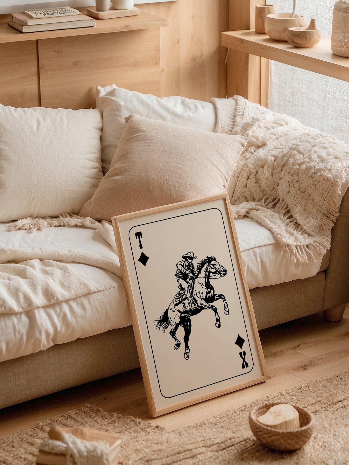 Cowboy Playing Card Print | Digital Download