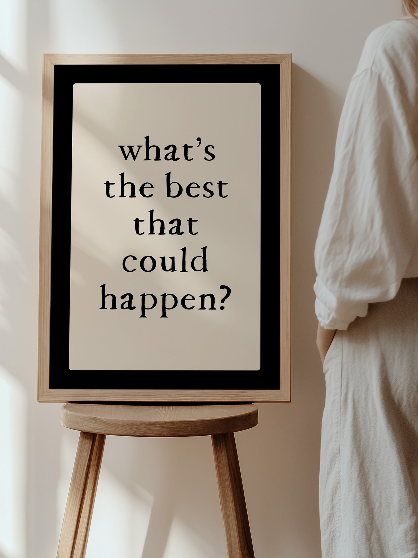 Trendy Positive Quote Wall Art Print