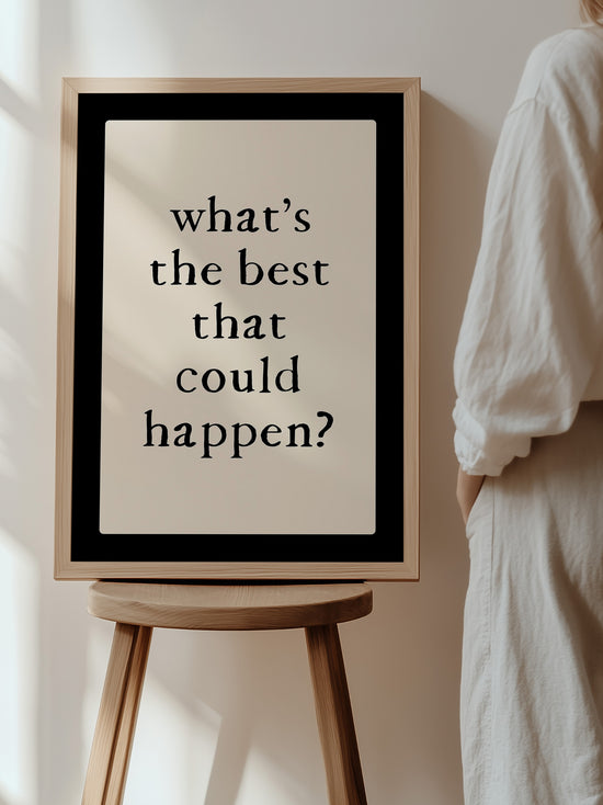 Trendy Positive Quote Wall Art Print