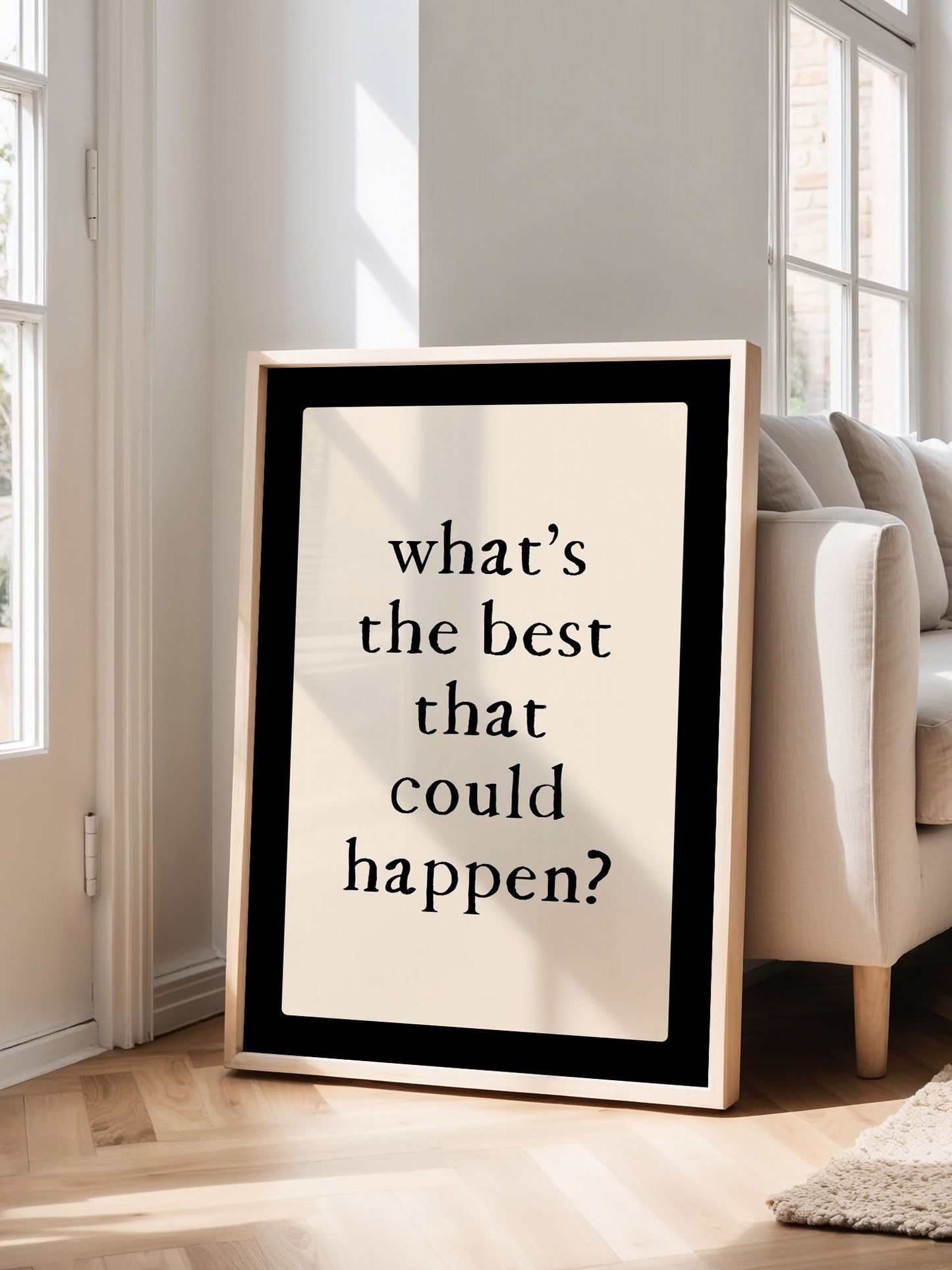Trendy Positive Quote Wall Art Print