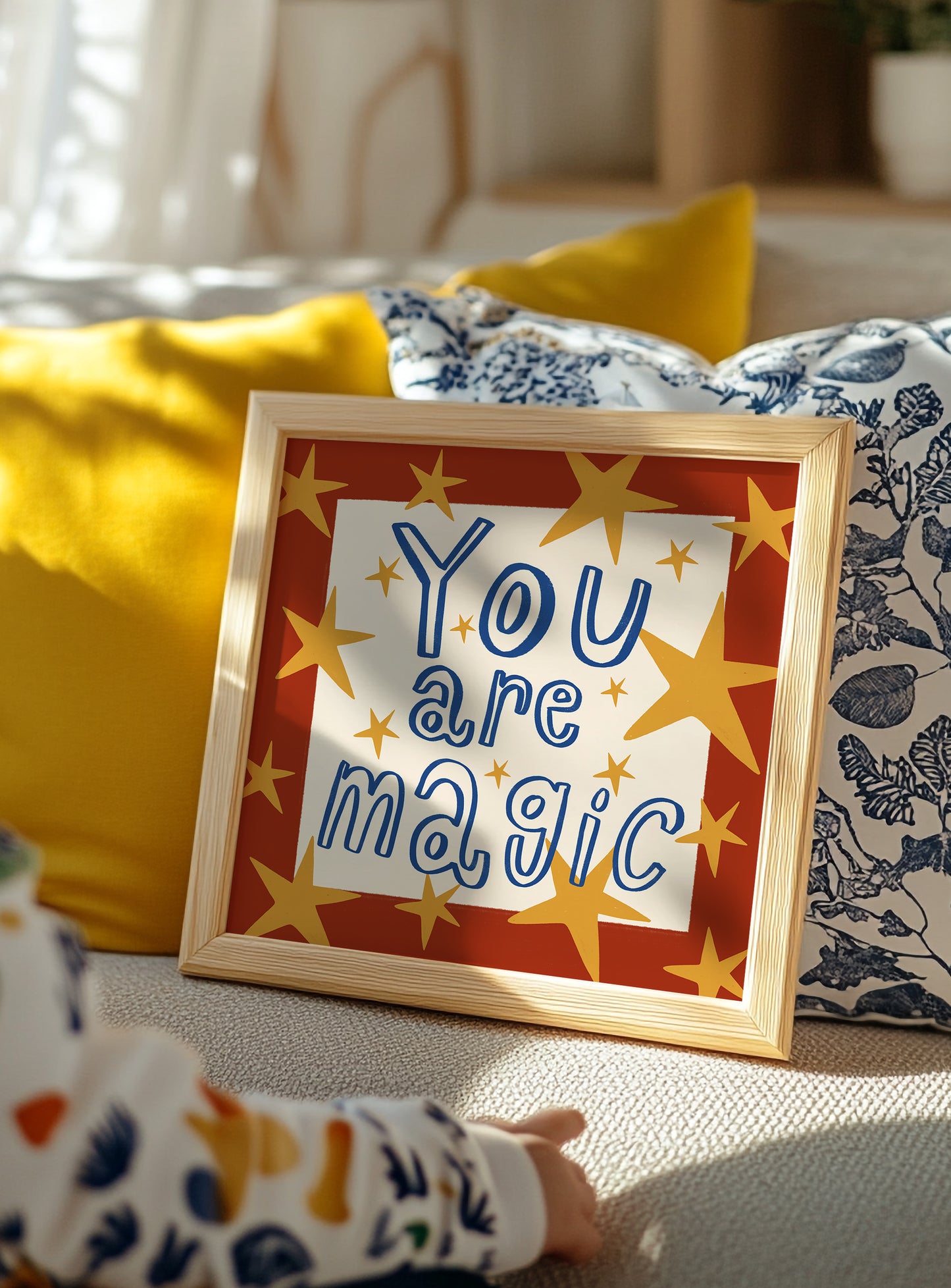 You Are Magic Nursery Print | Red