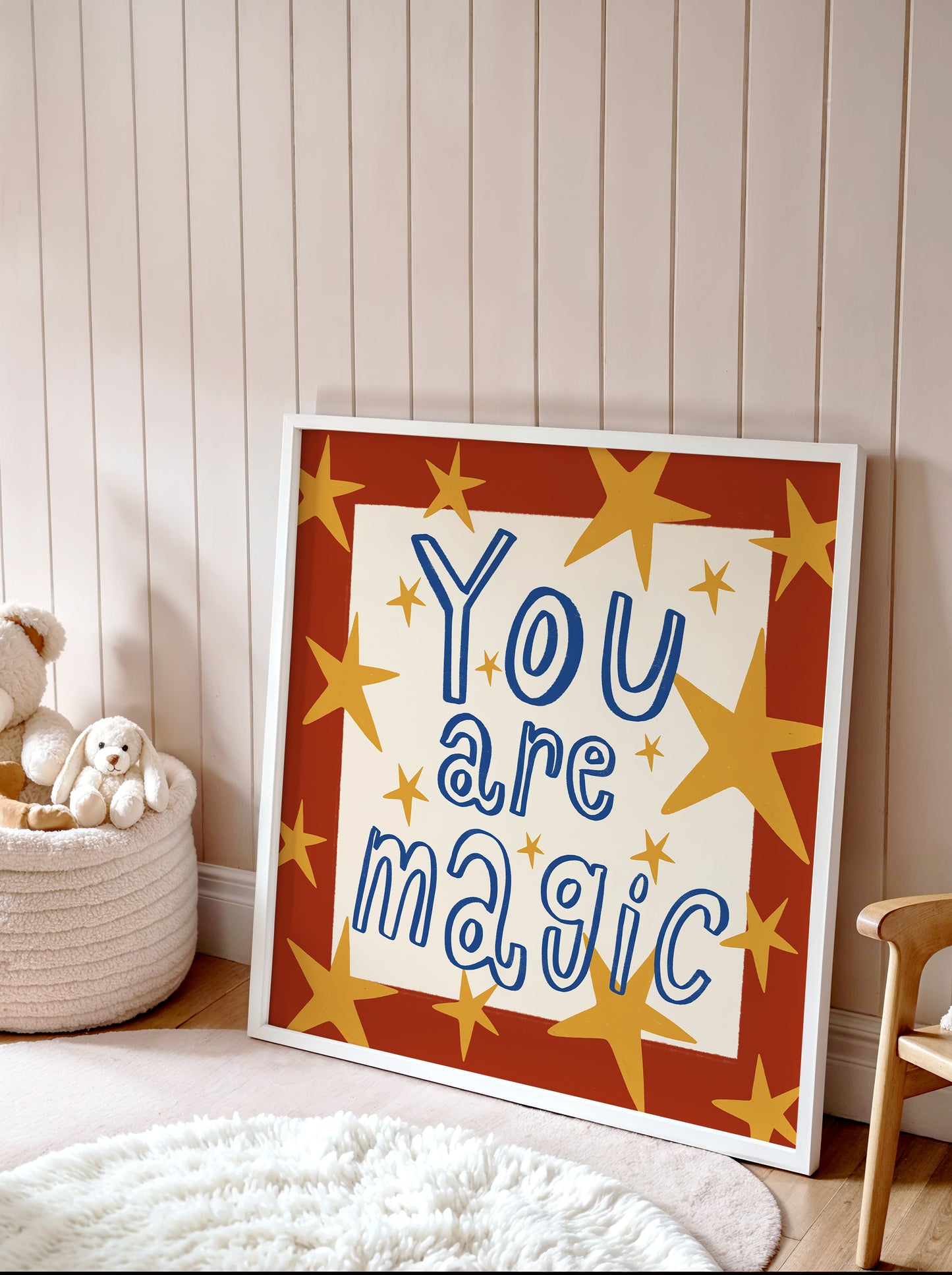 You Are Magic Nursery Print | Red