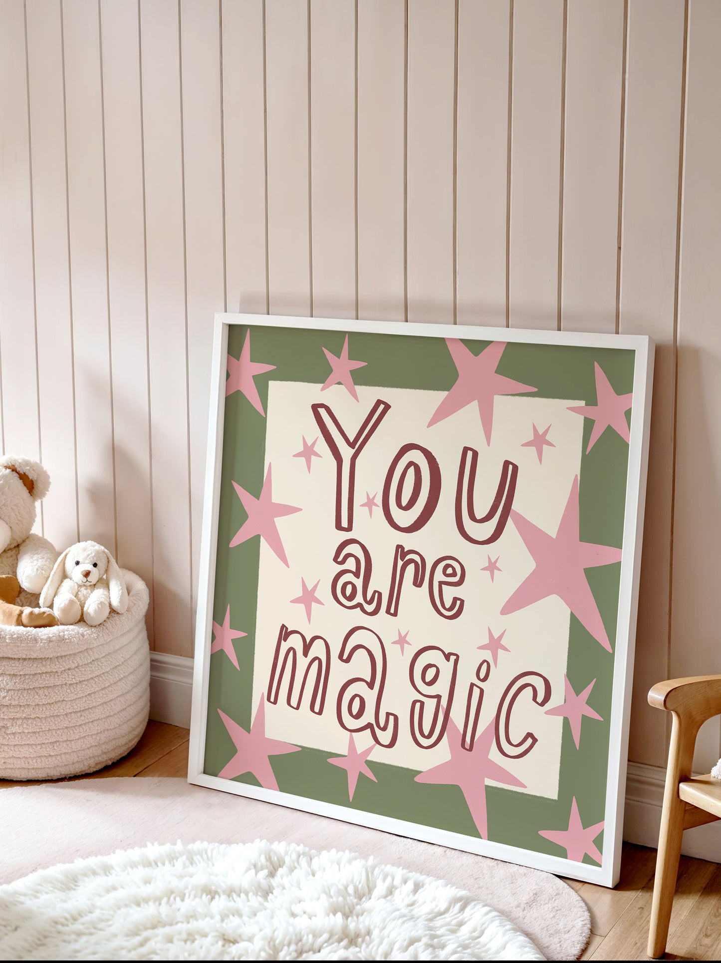 You Are Magic Nursery Print | Sage