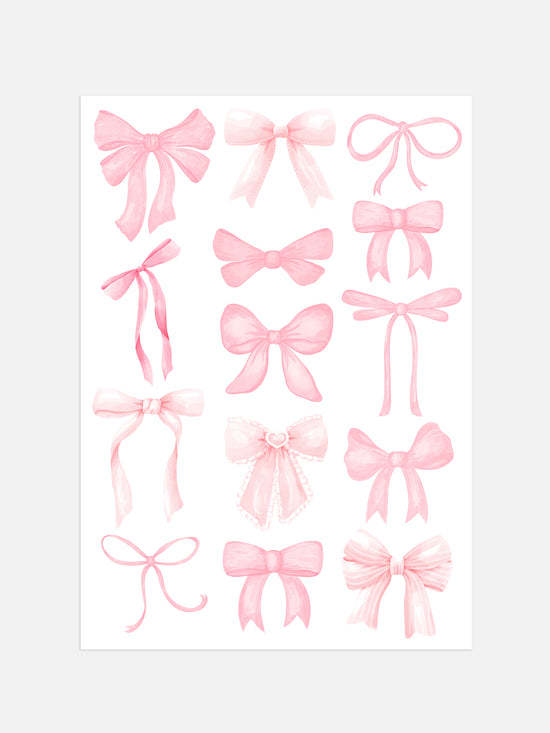 Pink Coquette Bows | Digital Download