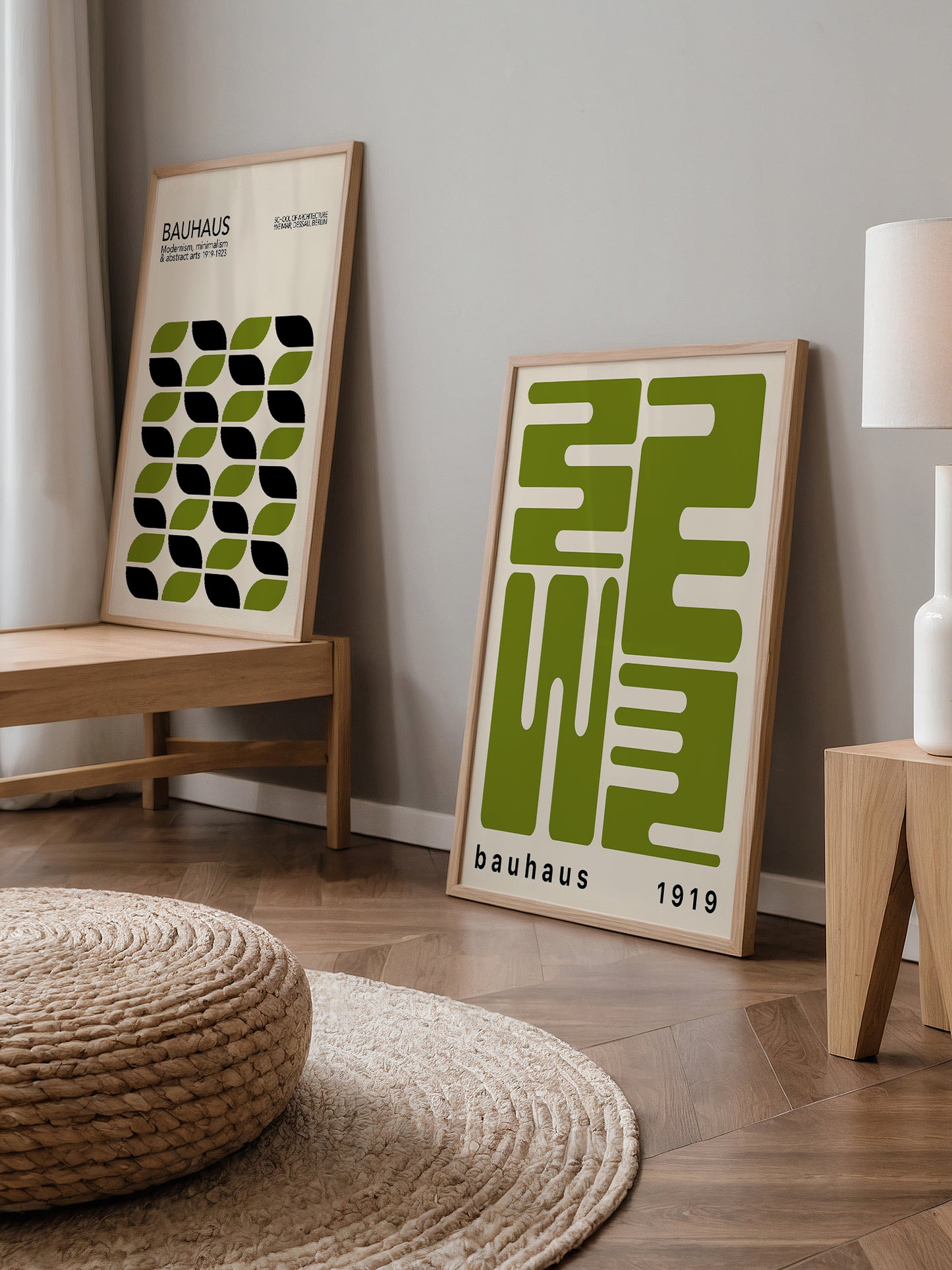 Set Of 2 Geometric Bauhaus Prints | Digital Download