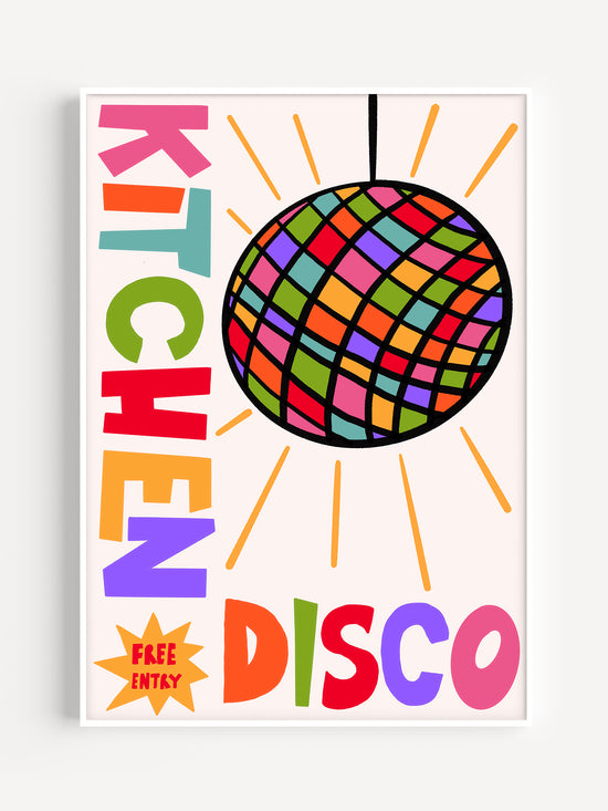 Retro Kitchen Disco Print